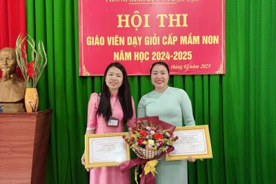 HỘI THI GIÁO VIÊN DẠY GIỎI CẤP MẦM NON NĂM HỌC 2024-2025